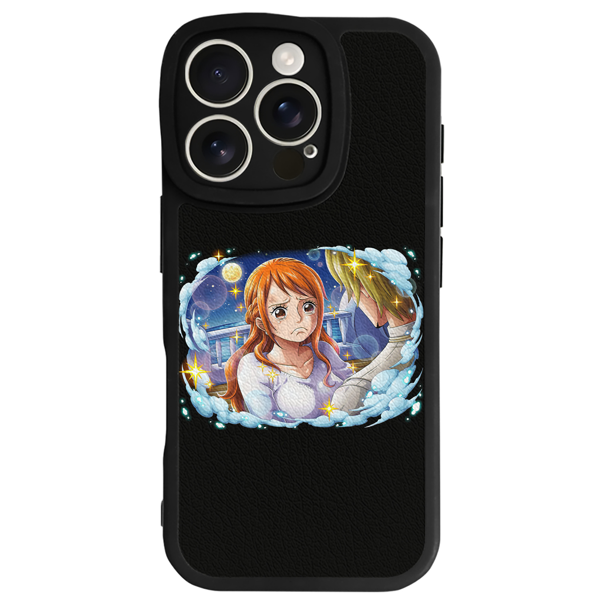 （画像用） ワンピース ナミ ONE PIECE Nami 【iPhone 16シリーズ対応】シリコンスマホケース（レザー調） 材質：シリコン